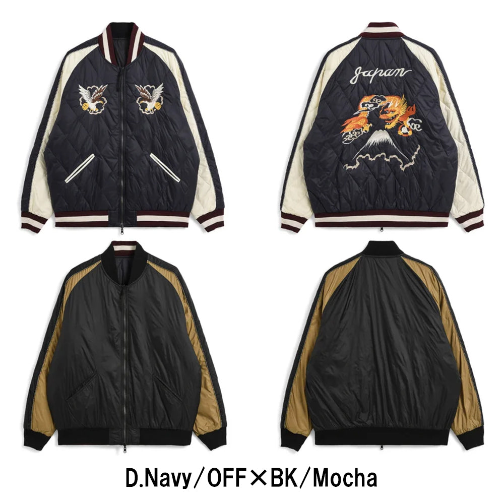 ジャパンスペシャル リバーシブル スカジャン ダウンジャケット TAION