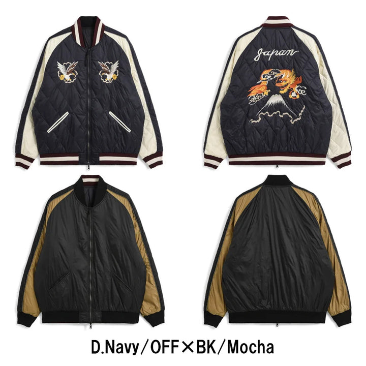 ジャパンスペシャル リバーシブル スカジャン ダウンジャケット TAION