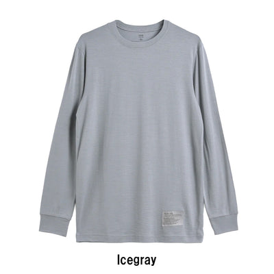 メリノウール アンダーウェア ロングスリーブ Tシャツ TAION-U03MWMT