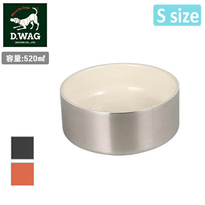D.WAG ディーワグ DOUBLE WALL DOG BOWL S  ダブルウォールドッグボウルS Y-0832S