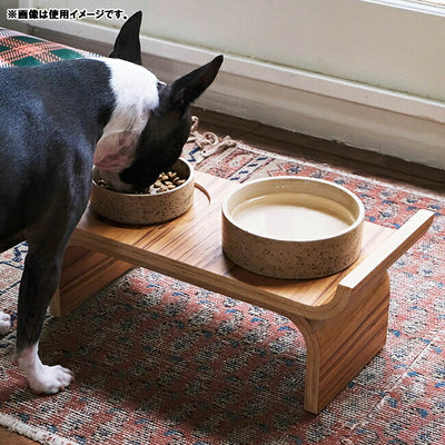 D.WAG ディーワグ SPLATTER CERAMIC DOG BOWL L スプラッターセラミックドッグボウルL Y-0833L