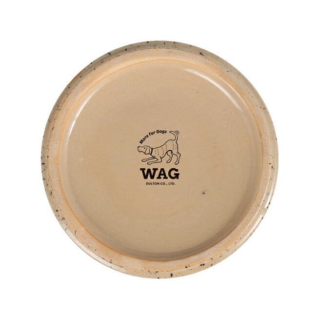 D.WAG - D.WAG ディーワグ SPLATTER CERAMIC DOG BOWL M スプラッター