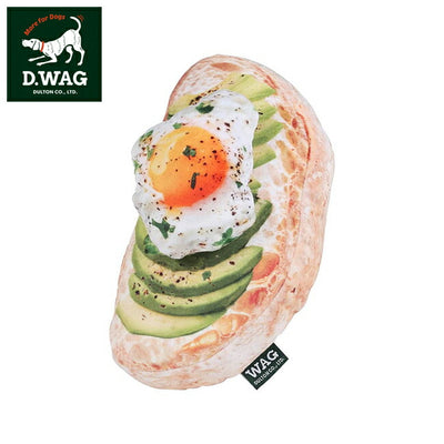 D.WAG ディーワグ PLUSH TOY AVOCADO EGG TOAST プラッシュトイアボカドエッグトースト Y-0839
