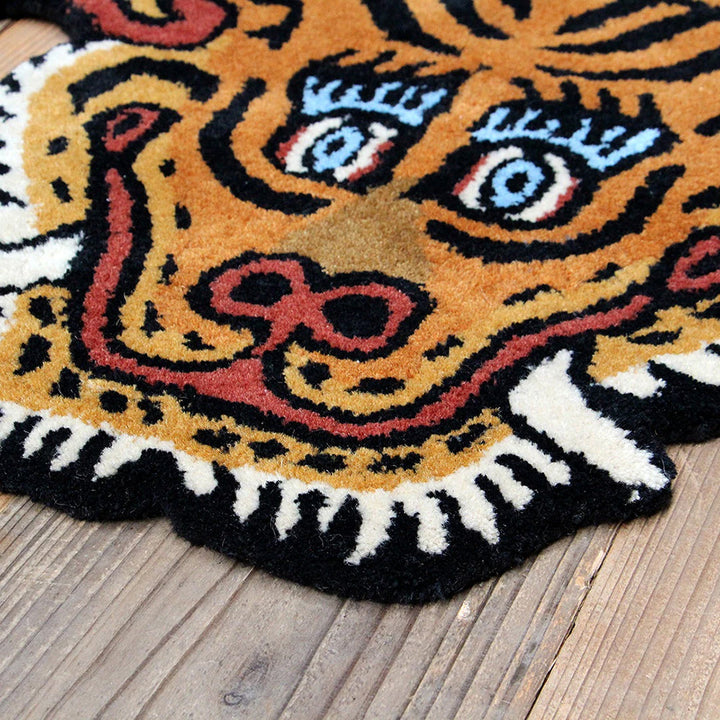 DETAIL - Tibetan Tiger Rug チベタンタイガーラグ DTTR-01/SS