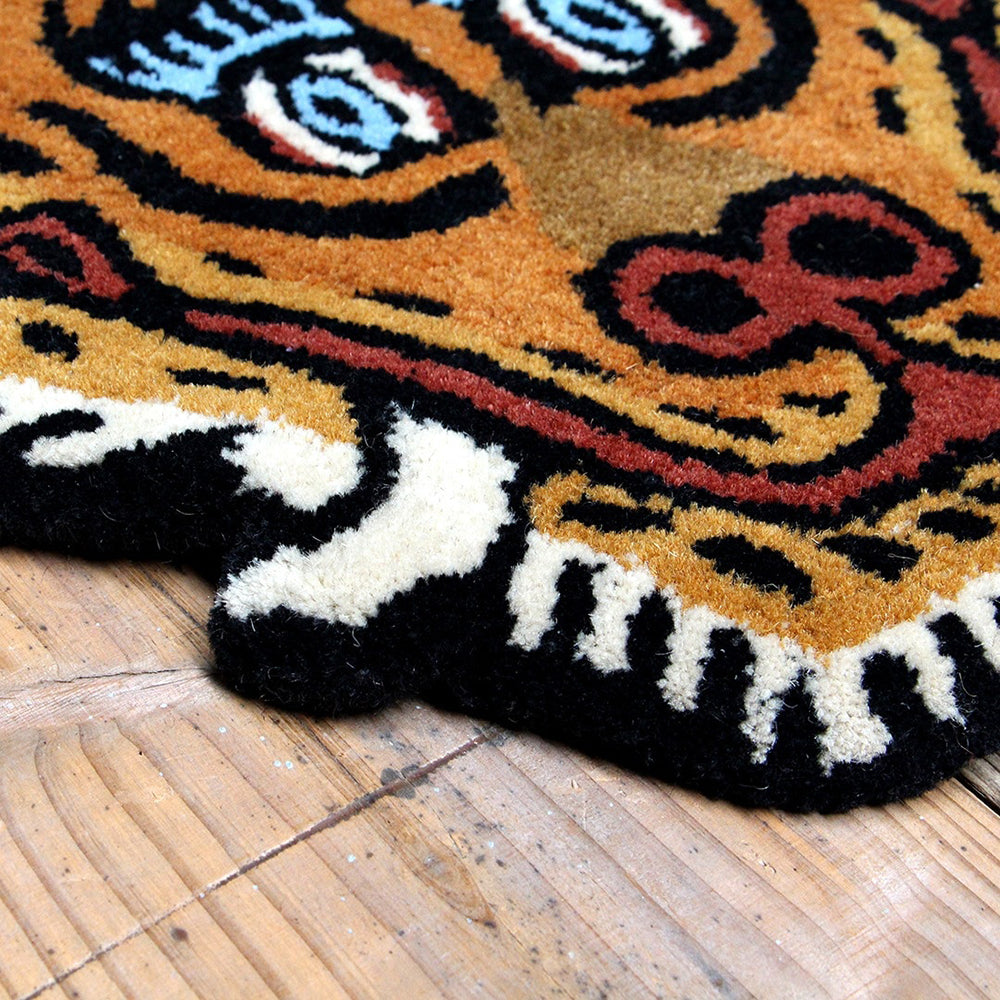 DETAIL - Tibetan Tiger Rug チベタンタイガーラグ DTTR-01/SS