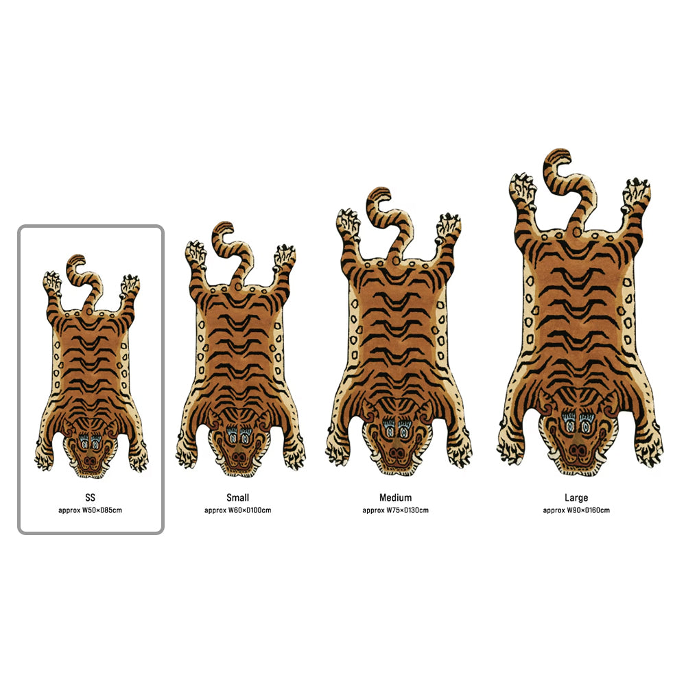 DETAIL - Tibetan Tiger Rug チベタンタイガーラグ DTTR-01/SS