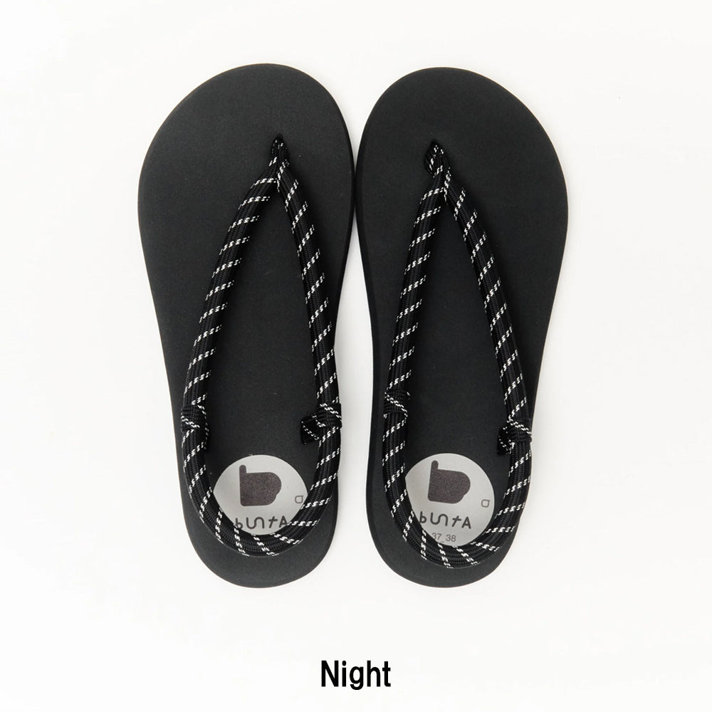 buntA - buntA ブンタ waraji sandal ワラジサンダル Onyx bun21