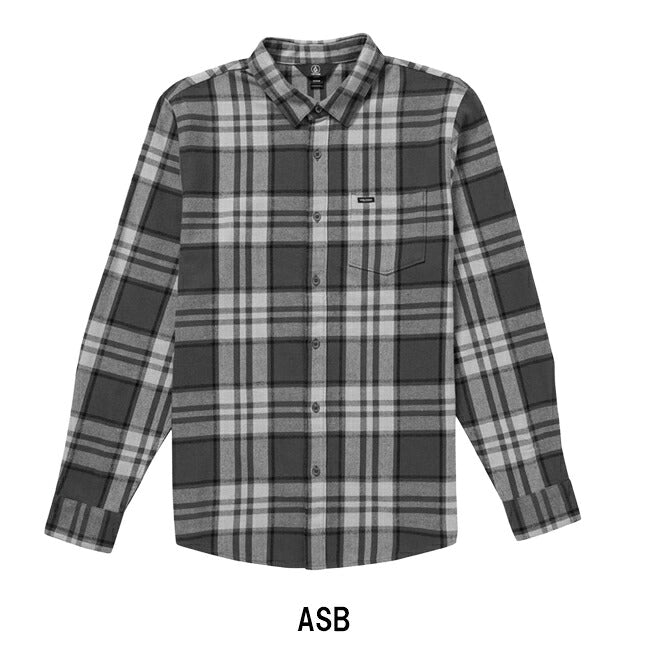 VOLCOM ボルコム Leland Flannel LS リーランドフランネルロング