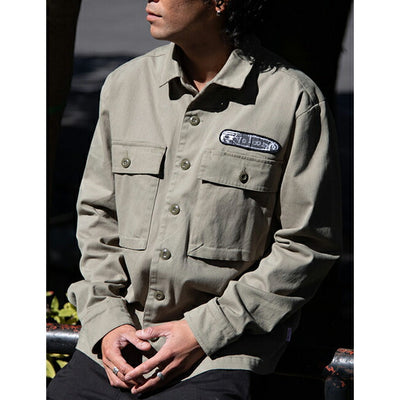 VOLCOM ボルコム Tokyo True Pinned Workshirt Long Sleeve Shirt トウキョウトゥルーパインドワークシャツロングスリーブシャツ LAR A0532308