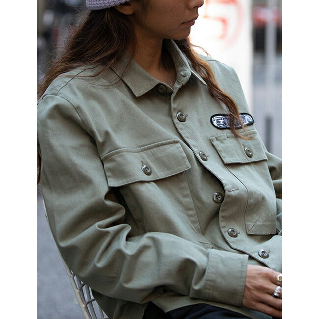 VOLCOM ボルコム Tokyo True Pinned Workshirt Long Sleeve Shirt トウキョウトゥルーパインドワークシャツロングスリーブシャツ LAR A0532308