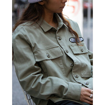 VOLCOM ボルコム Tokyo True Pinned Workshirt Long Sleeve Shirt トウキョウトゥルーパインドワークシャツロングスリーブシャツ LAR A0532308