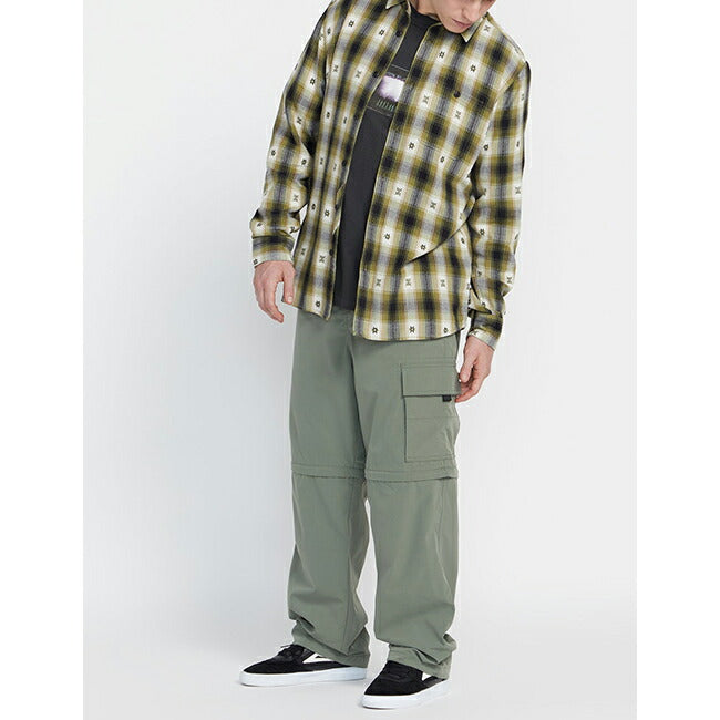 VOLCOM ボルコム Skate Vitals Simon Bannerot Woven Long Sleeve Shirt スケートバイタルズサイモンバネロウーブンロングスリーブシャツ EGR A0532309