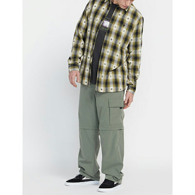 VOLCOM ボルコム Skate Vitals Simon Bannerot Woven Long Sleeve Shirt スケートバイタルズサイモンバネロウーブンロングスリーブシャツ EGR A0532309
