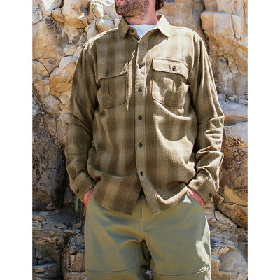 VOLCOM ボルコム Shadowstone Flannel Long Sleeve Shirt シャドウストーンフランネルロングスリーブシャツ A0532403