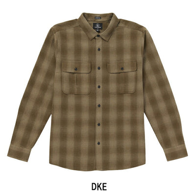 VOLCOM ボルコム Shadowstone Flannel Long Sleeve Shirt シャドウストーンフランネルロングスリーブシャツ A0532403