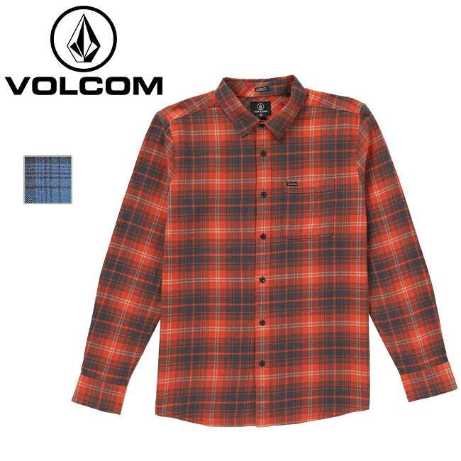 VOLCOM ボルコム Caden Plaid Long Sleeve Shirt カデンプレイドロングスリーブシャツ A0532407