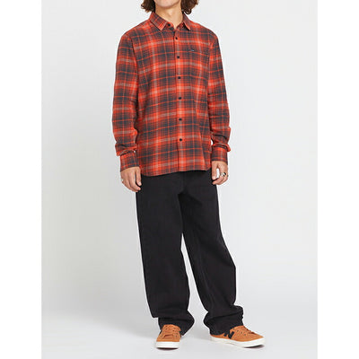 VOLCOM ボルコム Caden Plaid Long Sleeve Shirt カデンプレイドロングスリーブシャツ A0532407