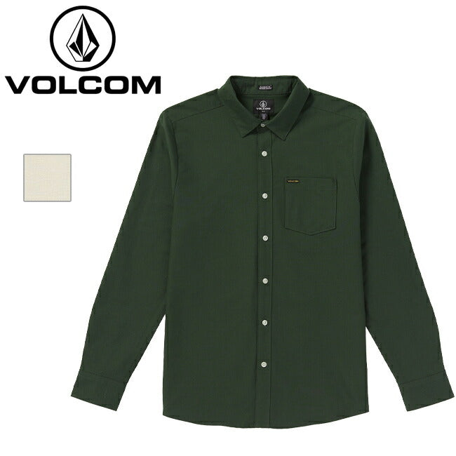 VOLCOM ボルコム Veeco Oxford Long Sleeve Shirt ビーコオックスフォードロングスリーブシャツ A0532411