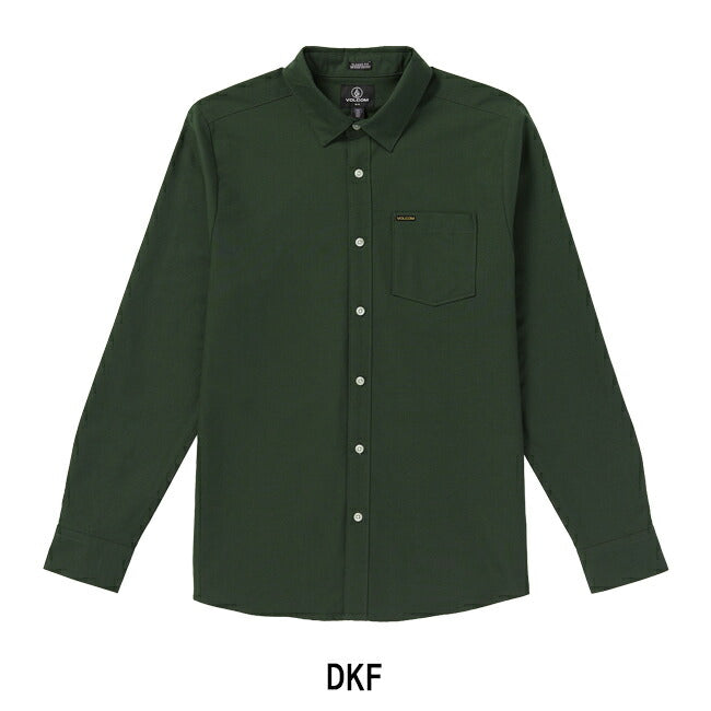 VOLCOM ボルコム Veeco Oxford Long Sleeve Shirt ビーコオックスフォードロングスリーブシャツ A0532411