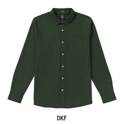 VOLCOM ボルコム Veeco Oxford Long Sleeve Shirt ビーコオックスフォードロングスリーブシャツ A0532411