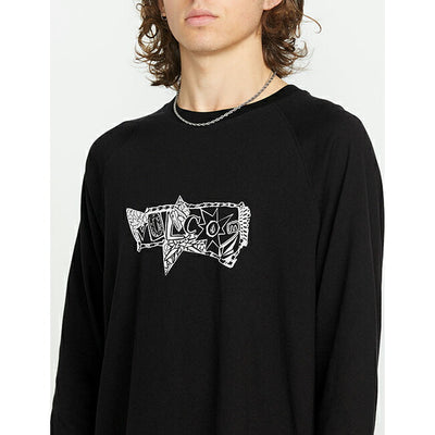 VOLCOM ボルコム Tokyo True Sense Knit Long Sleeve トウキョウトゥルーセンスニットロングスリーブ BLK A0312500