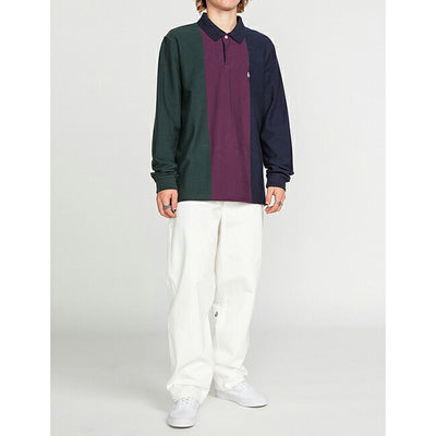 VOLCOM ボルコム Sumpter Polo LS サンプターポロLS NVY A0332200