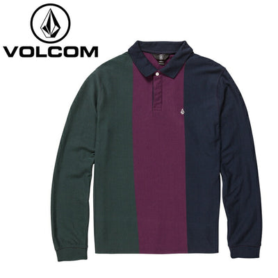 VOLCOM ボルコム Sumpter Polo LS サンプターポロLS NVY A0332200