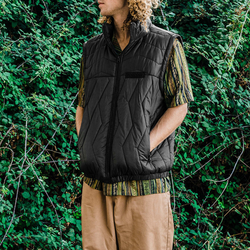 Skate Vitals Simon Bannerot Convertible Puff Jacket スケートバイタルズサイモンバネロットコンバーチブルパフジャケット BLK A1632303