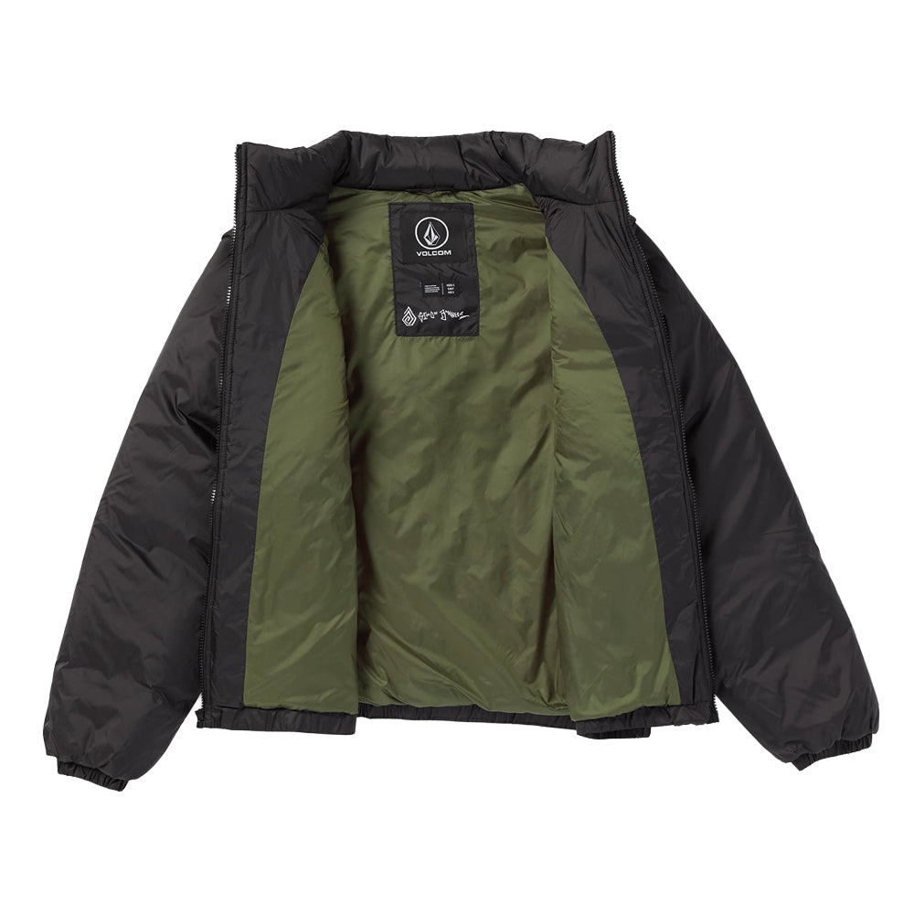 Skate Vitals Simon Bannerot Convertible Puff Jacket スケートバイタルズサイモンバネロットコンバーチブルパフジャケット BLK A1632303