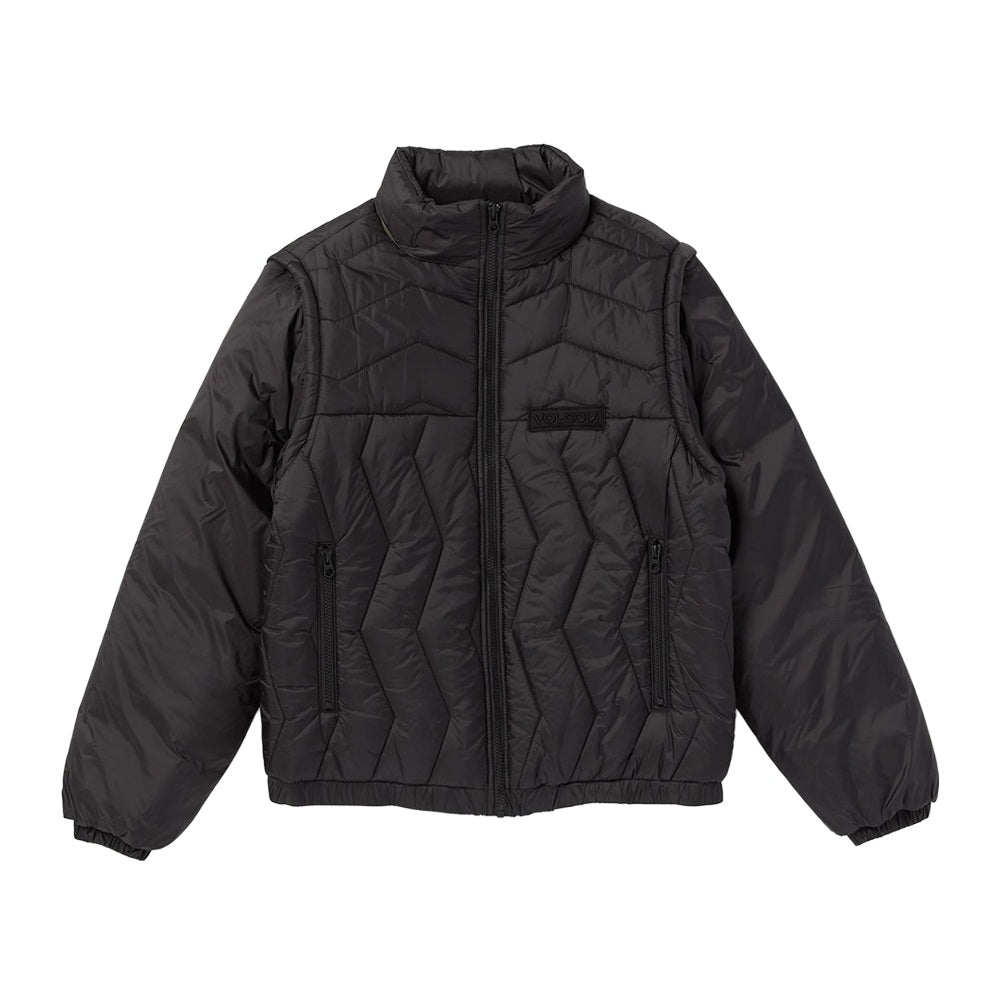 Skate Vitals Simon Bannerot Convertible Puff Jacket スケートバイタルズサイモンバネロットコンバーチブルパフジャケット BLK A1632303