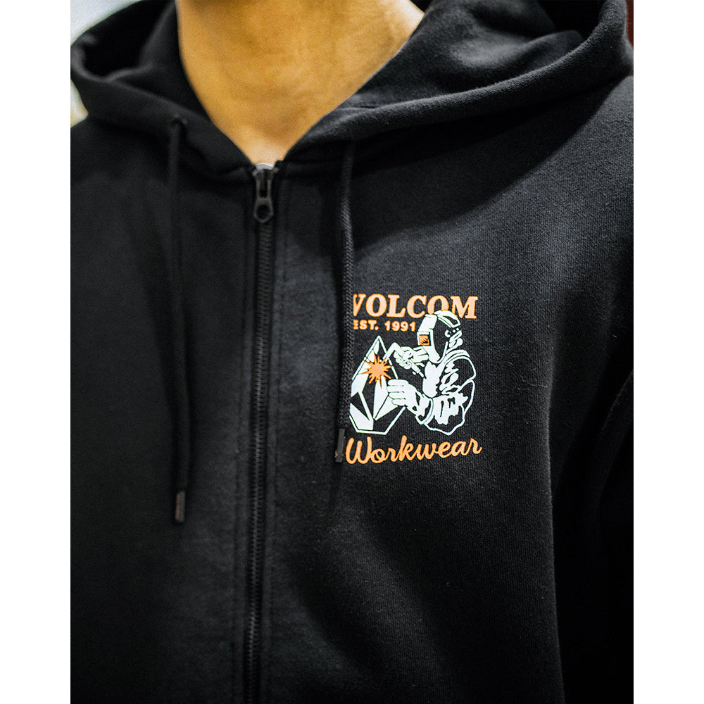 Welder Zip Hooded Hoodie ウェルダージップフーデッドフーディ BLK A4842401