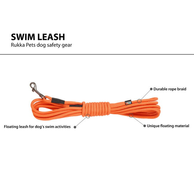 rukka pets ルッカペッツ SWIM LEASH スイムリーシュ Orange 60251444J 450_M