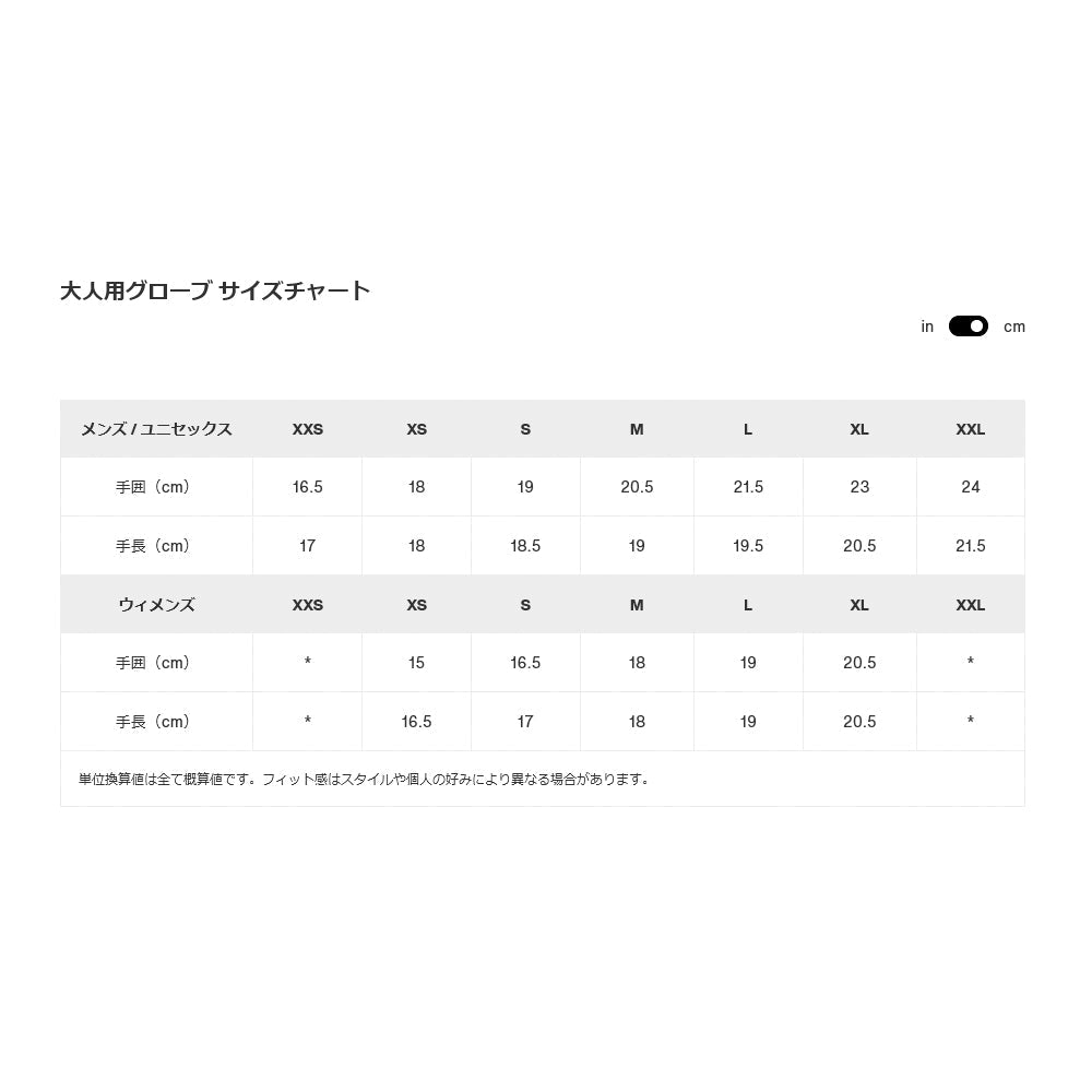 Men's GORE-TEX Under Gloves メンズゴアテックスアンダーグローブ
