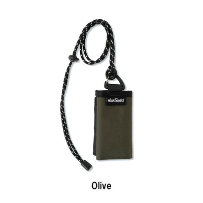 ●WILDTHINGS ワイルドシングス NECK WALLET (X-PAC&SPECTRA) ネックウォレット(X-パック&スペクトラ) WT-380-3601