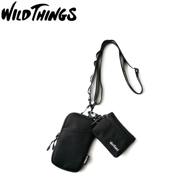 ●WILDTHINGS ワイルドシングス バッグポリーコーデュラストラップポーチ WT-380-3405