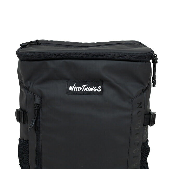 ●WILDTHINGS ワイルドシングス スクエアバックパック Black WT-380-3104