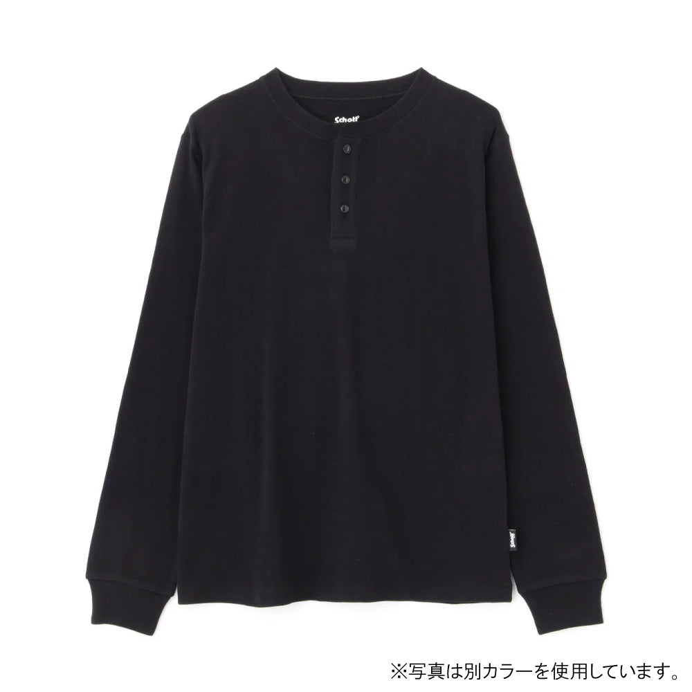 schott ショット - 2PACK LS HENLEY NECK T-SHIRT 782-5930011｜2枚組