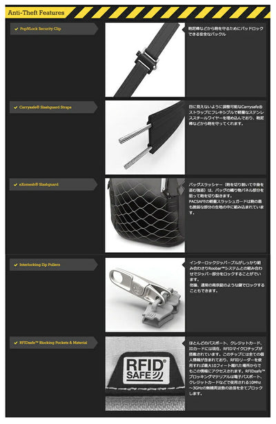 pacsafe パックセーフ V アクションスリング 12970325