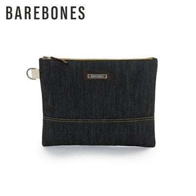 Barebones Living ベアボーンズリビング ニーラム ラージ ジッパーポーチ Denim 20236015
