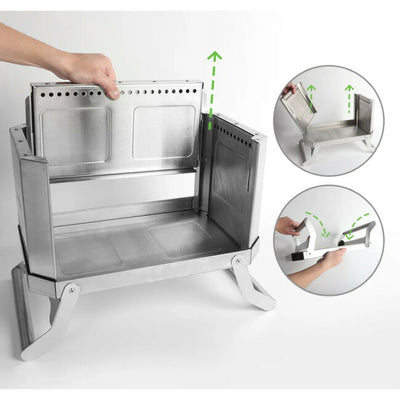 GGUBUS クバス Full Stainless Dual Stove フルステンレスデュアルストーブ