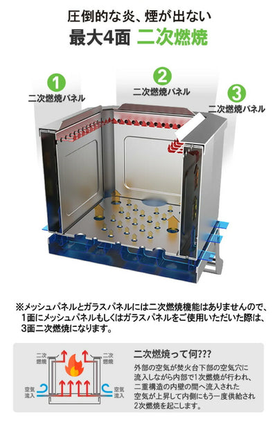 GGUBUS クバス Full Stainless Dual Stove フルステンレスデュアルストーブ