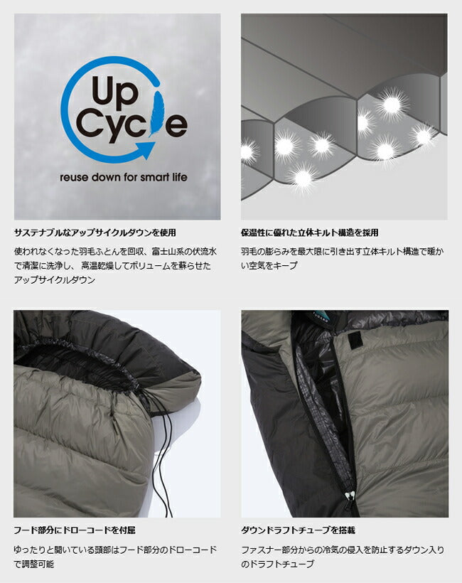 FUGAKU フガク U80 SLEEPING BAG ENVELOPE 765 U80スリーピングバッグエンベロープ765