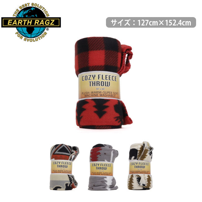 EARTH RAGZ アースラグズ COZY FLEECE THROW BLANKETS コージーフリーススロウブランケット