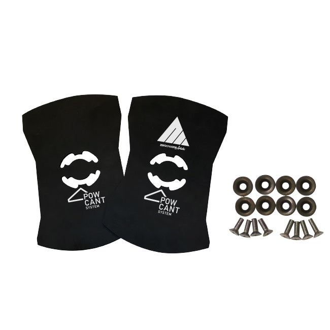 ゼロワンワンアーティスティック POW CANT×011 Artistic CANT PLATE パウカント×ゼロワンワン カントプレート Black×White