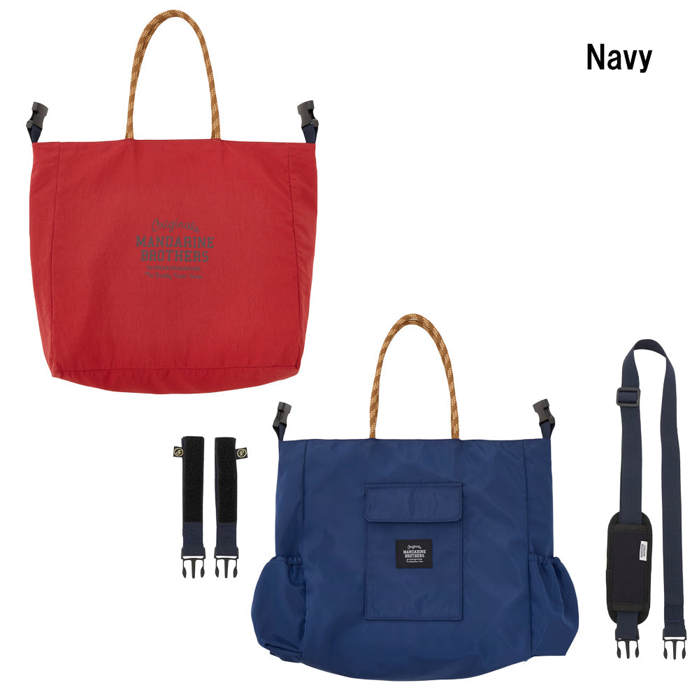 MANDARINE BROTHERS - Reversible 3way Tote リバーシブルスリーウェイ