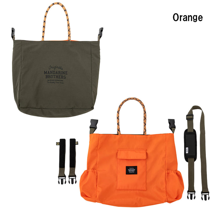 MANDARINE BROTHERS - Reversible 3way Tote リバーシブルスリーウェイ