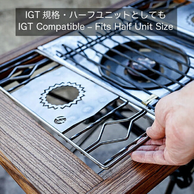 ロストル360・ギザプレート(表面加工無し・鉄)ステッパー120(ショート)