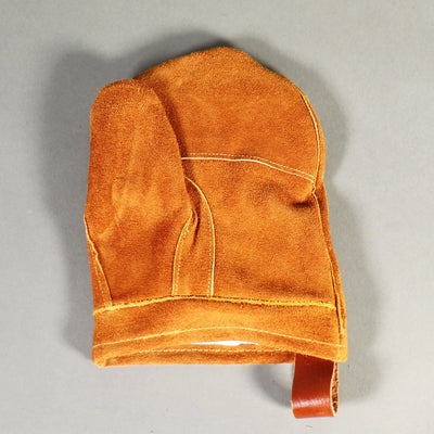Leather mittens S レザーミトンS Camel
