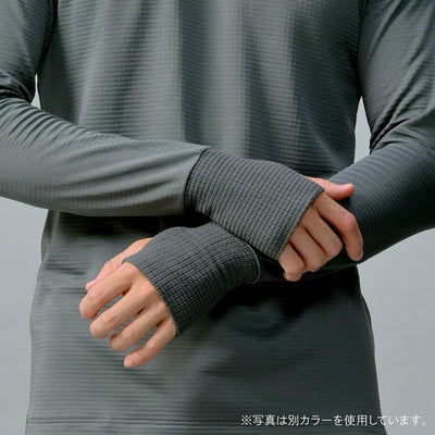 瞬暖GRID-TEC+ Crew-neck Thumbhole クルーネックサムホール GR092EC