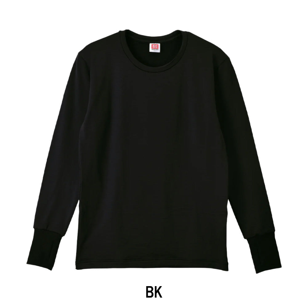 瞬暖GRID-TEC+ Crew-neck Thumbhole クルーネックサムホール GR092EC